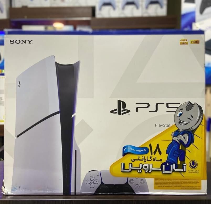 ps5 1T Slim آکبنددسته بازی اضافی و18ماه گارانتی|کنسول، بازی ویدئویی و آنلاین|مراغه, |دیوار
