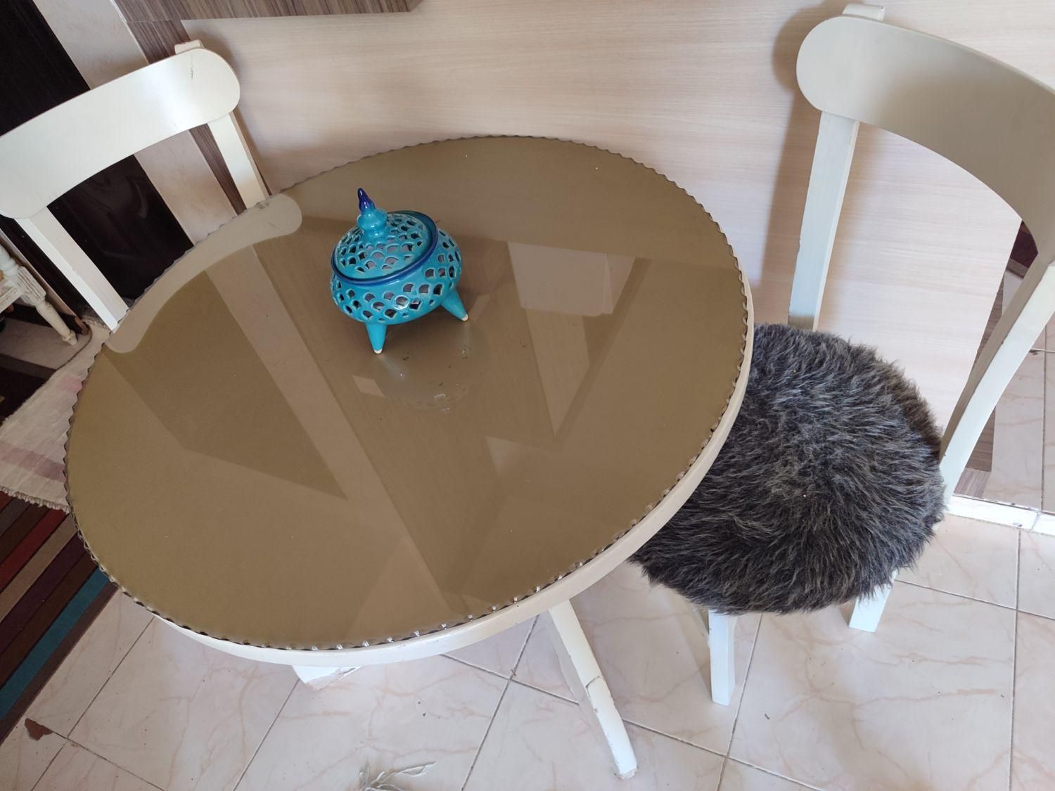 میز صبحانه خوری دونفره|میز و صندلی غذاخوری|شاندیز, |دیوار