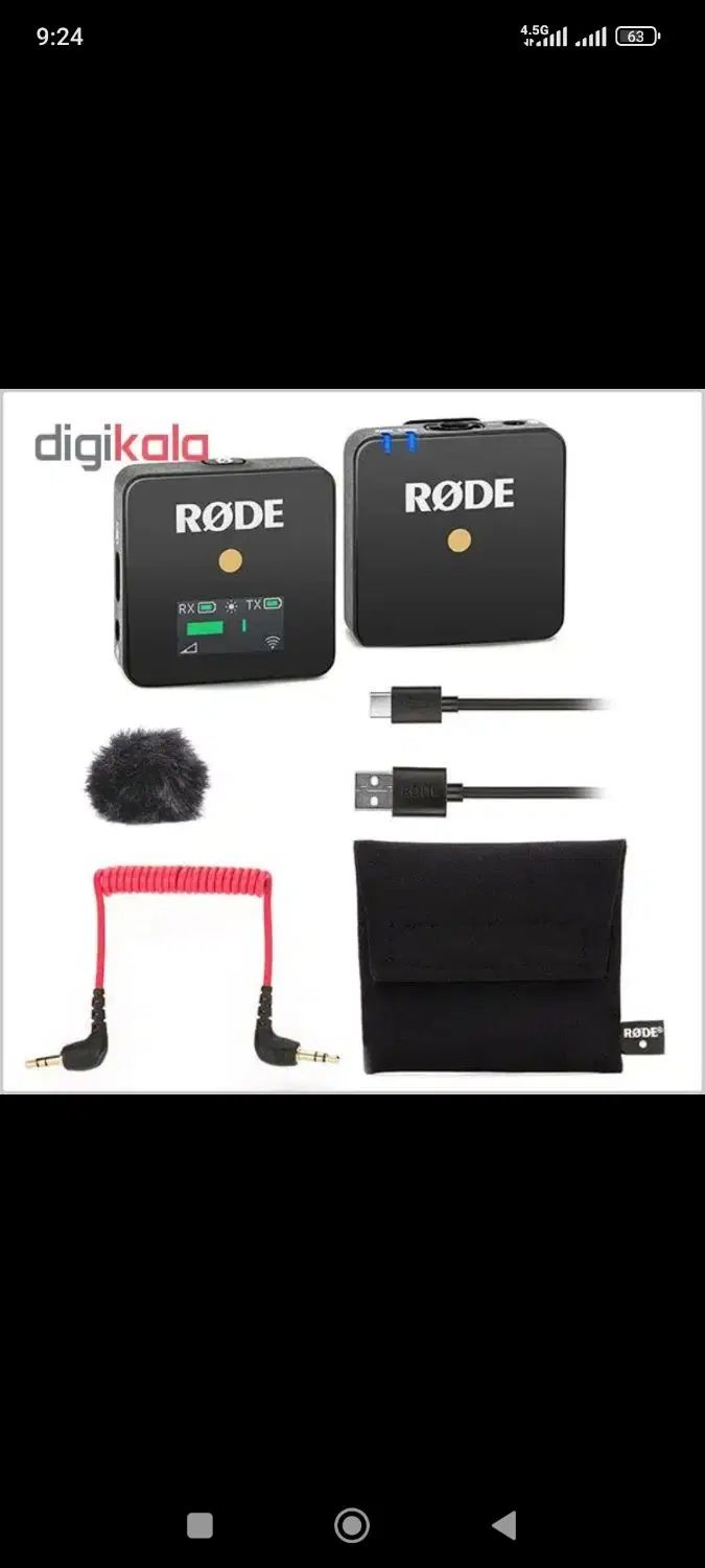 میکروفون بیسیم rode wireless go|لوازم جانبی موبایل و تبلت|تهران, چیتگر جنوبی|دیوار