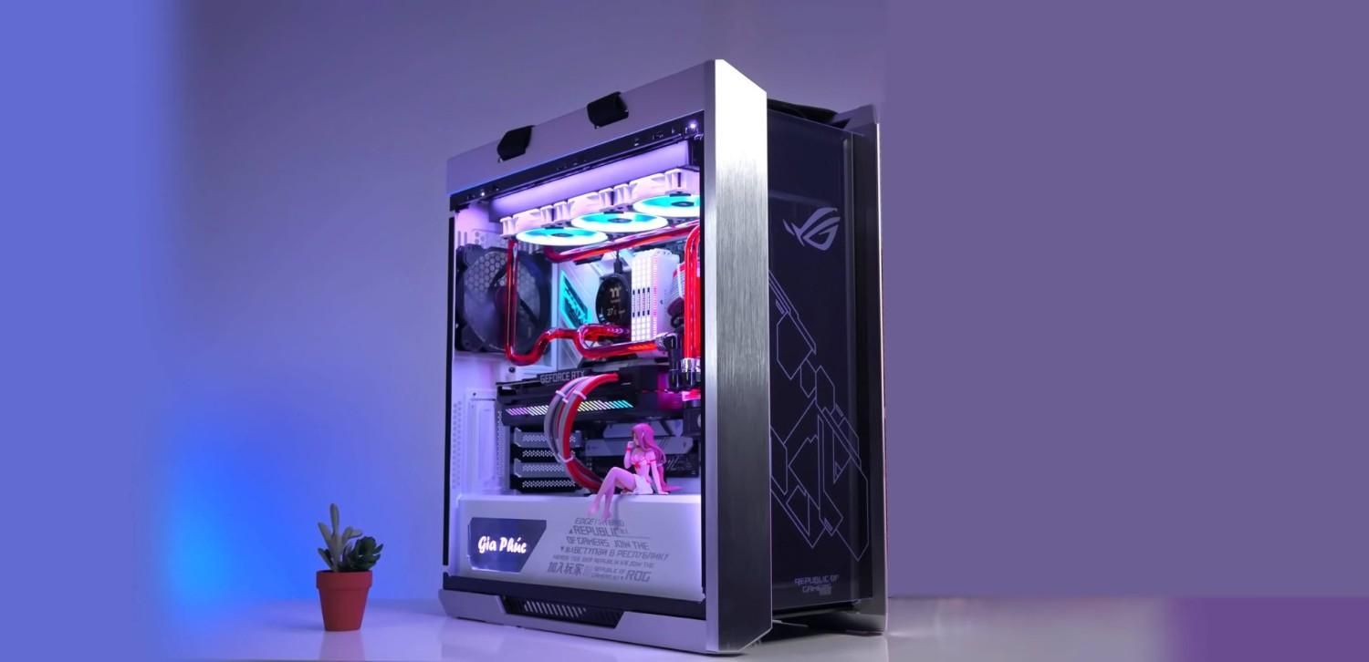 قاب کیس سفید و مشکی ASUS ROG Strix Helios|قطعات و لوازم جانبی رایانه|مشهد, احمدآباد|دیوار