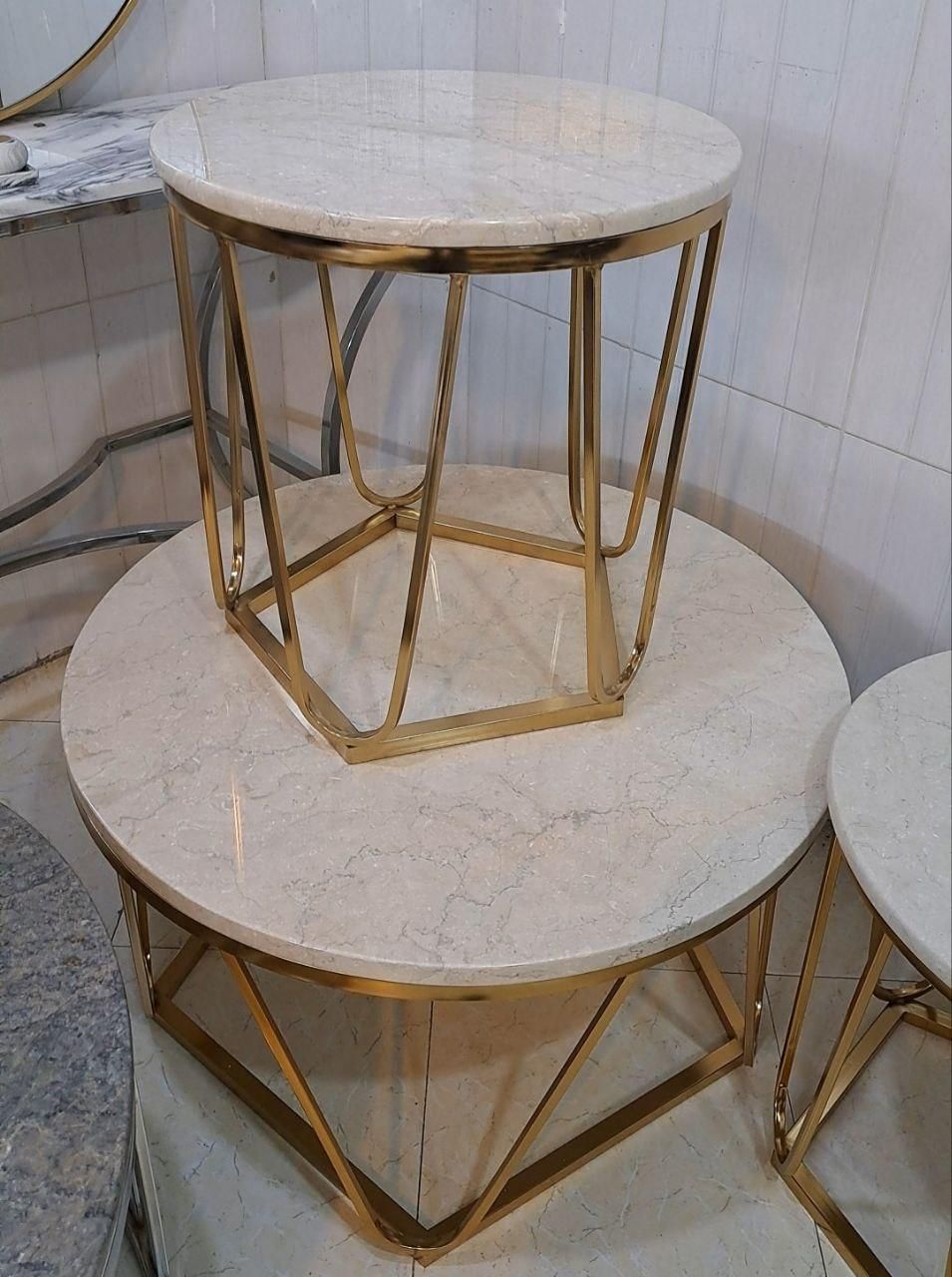 جلو مبلی عسلی جلومبلی سنگی وکیوم میز ۳تیکه|مبلمان خانگی و میز عسلی|مشهد, شهرک رازی (شهرک غرب)|دیوار