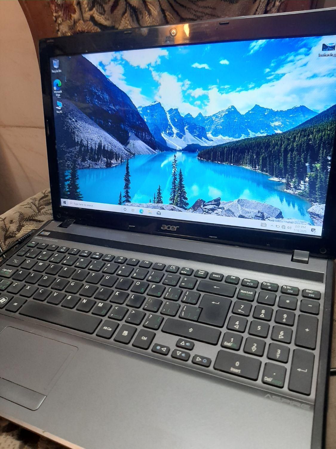 لپ تاپ i5نسل2 صفحه15 Acer|رایانه همراه|اصفهان, مسجد مصلی|دیوار