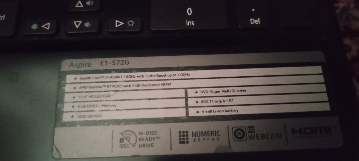 لپ تاپ Acer i7|رایانه همراه|رشت, کوی طالقانی|دیوار