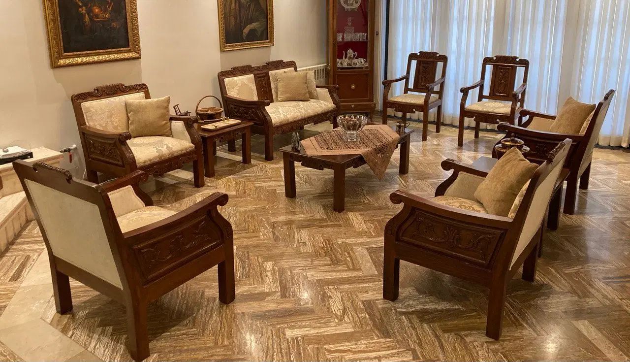 مبلمان استیل طرح مدرن کلاسیک چوب راش|مبلمان خانگی و میز عسلی|تهران, اقدسیه|دیوار