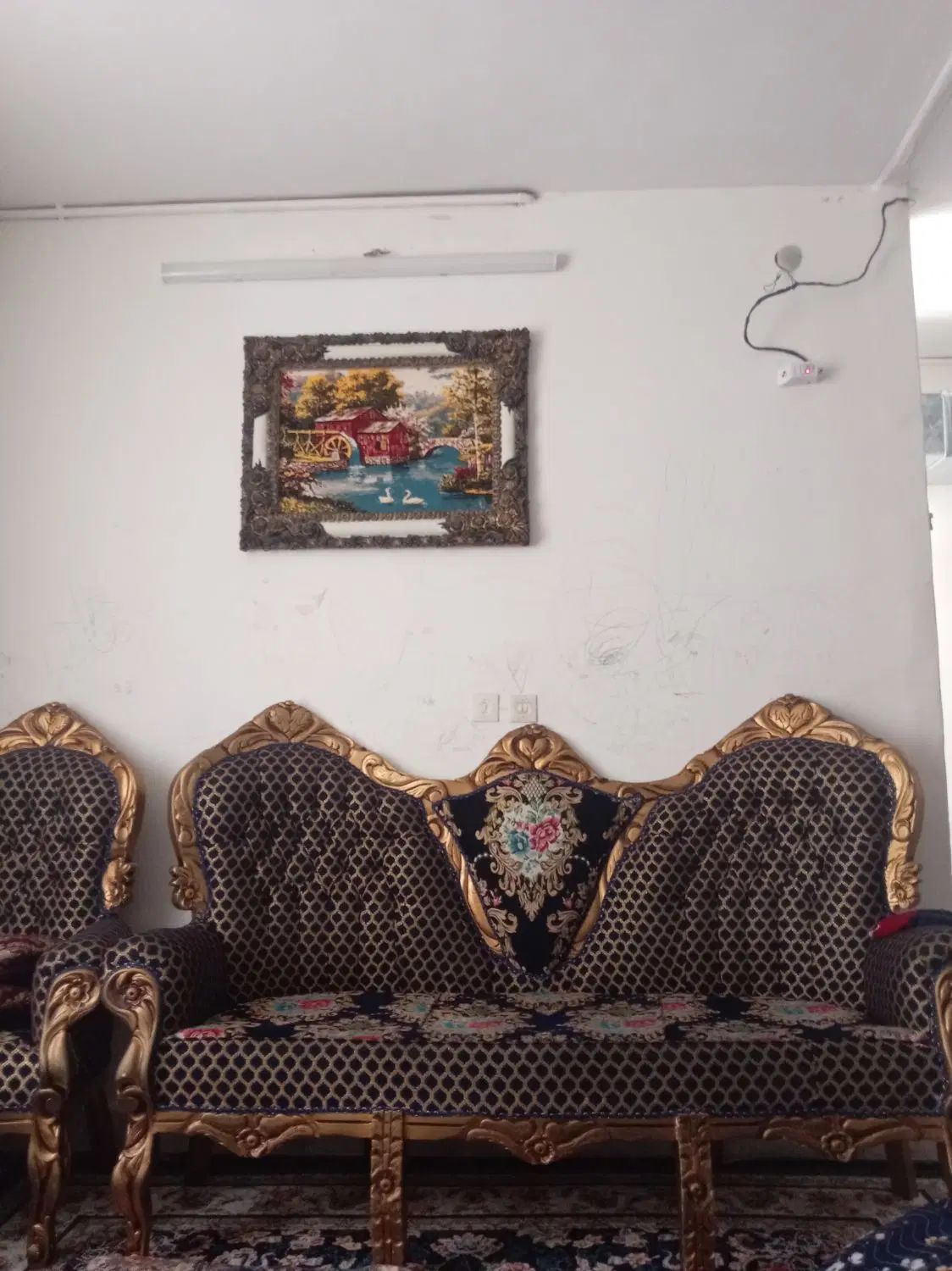 مبل استیل سلطنتی 9نفره معاوضه ۹ک|مبلمان خانگی و میز عسلی|مشهد, کارمندان دوم|دیوار