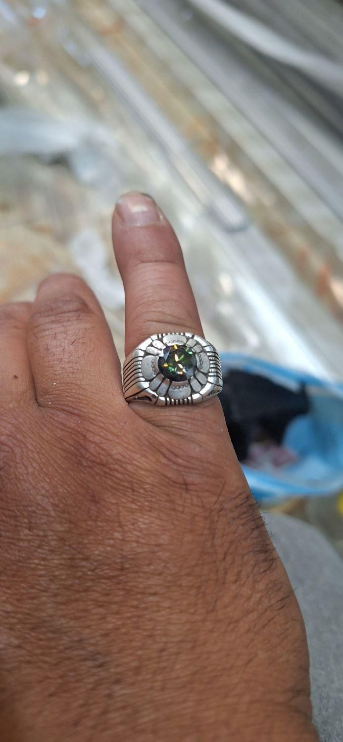 انگشتر موزانایت اصل|جواهرات|زنجان, |دیوار