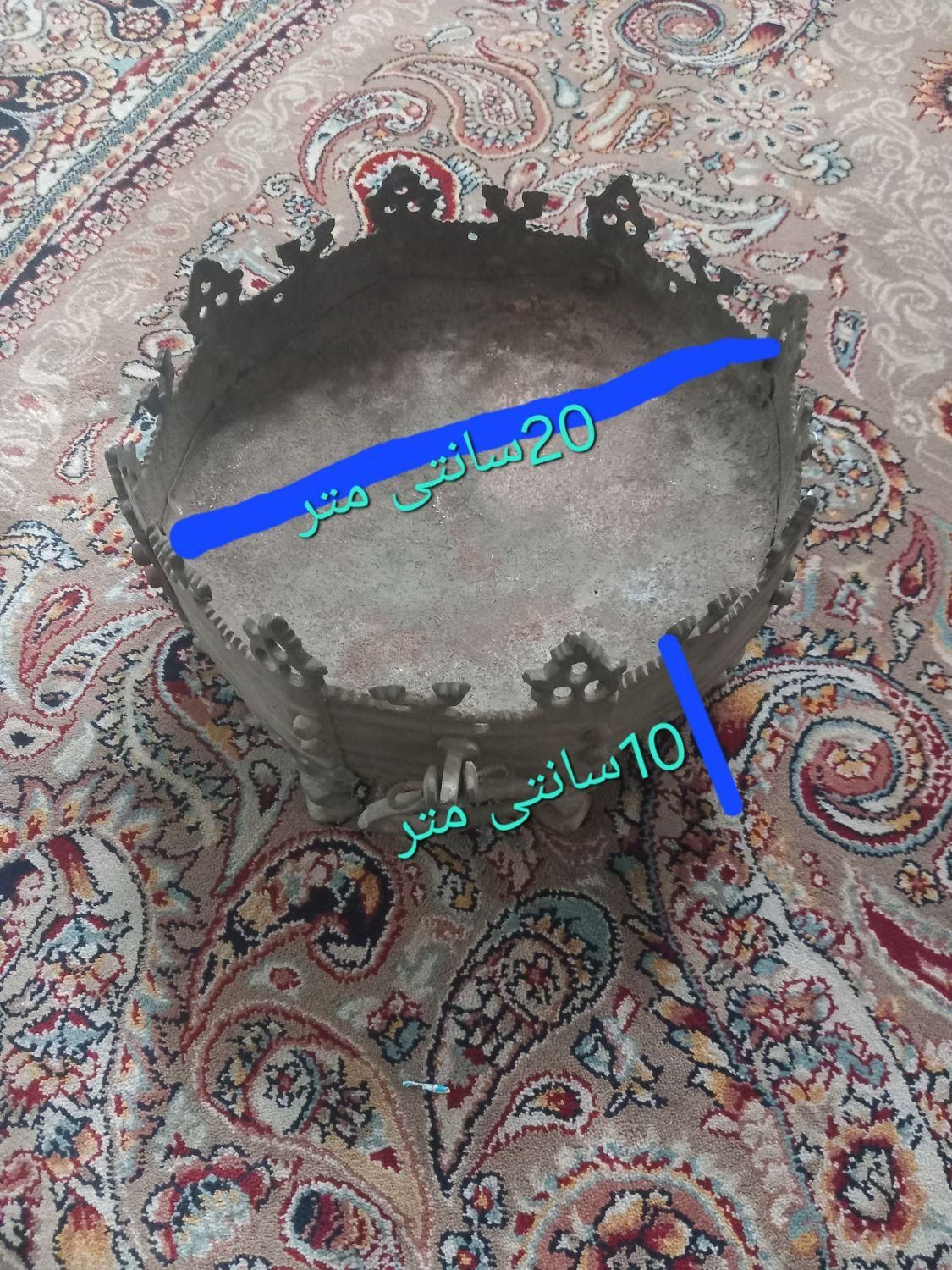 منقل برنجی قدیمی|کلکسیون اشیاء عتیقه|تهران, خزانه|دیوار