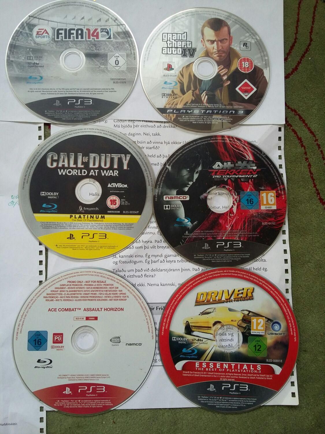 دیسک های اصلی بازی پلی استیشن ps1 ps3 p4|کنسول، بازی ویدئویی و آنلاین|مشهد, راه آهن|دیوار