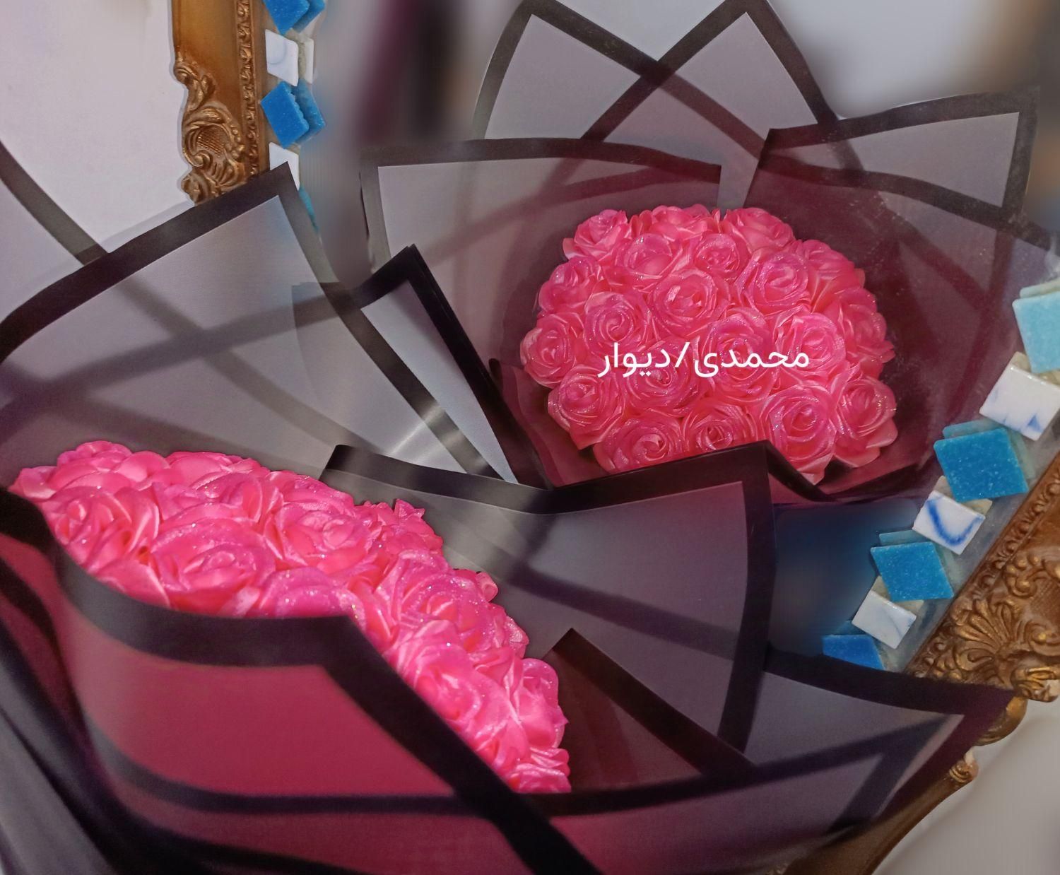 دسته گل روبانی|گل مصنوعی|قم, سالاریه|دیوار