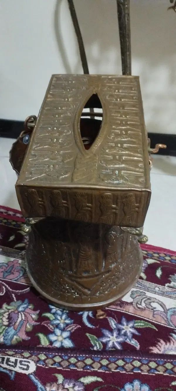 سطل و دستمال مسی|صنایع دستی و سایر لوازم تزئینی|تهران, خاوران|دیوار