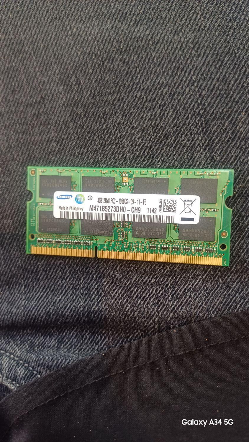 رم ddr3 گیگ4 لپتاپ مارو سامسونگ|قطعات و لوازم جانبی رایانه|رفسنجان, |دیوار