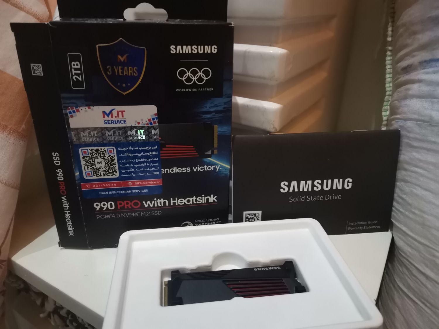 SSD سامسونگ ssd 990 Pro|کنسول، بازی ویدئویی و آنلاین|تهران, جوانمردان (اندیشه)|دیوار