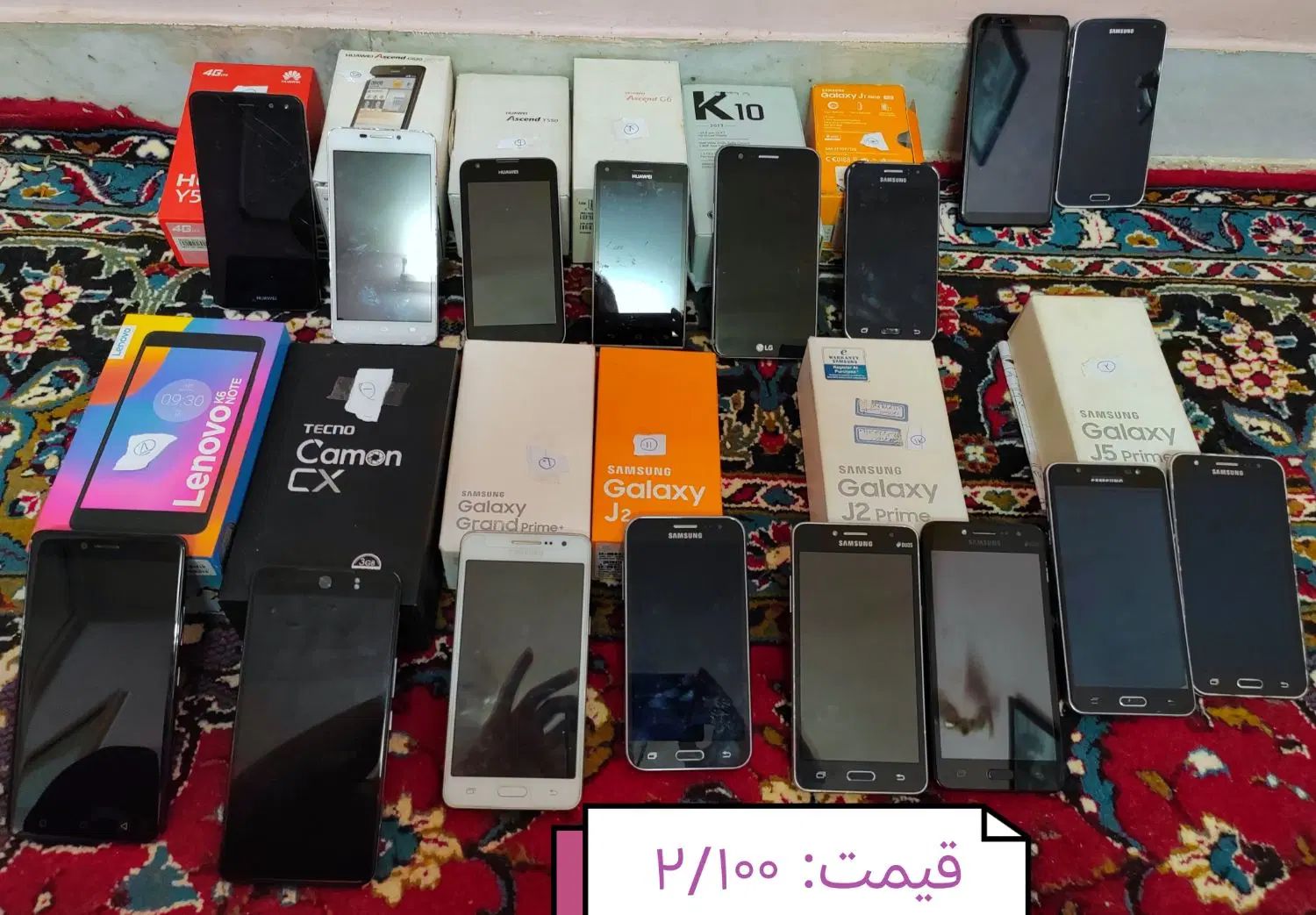 40 گوشی موبایل سالم و مناسب سامسونگ و ال‌جی هواوی.|موبایل|اصفهان, باغ فردوس|دیوار