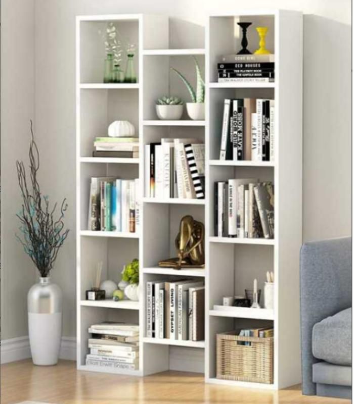 قفسه کتاب و دکوری B04  ام دی اف و چوبی|کتابخانه، شلف، قفسه‌های دیواری|ارومیه, |دیوار