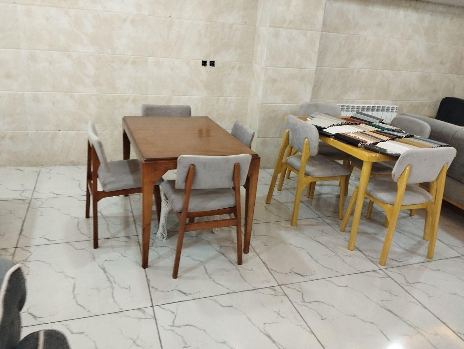 نهارخوری مینیمال،انصارکالا،چوب وارداتی،قرنی۱۲۳|میز و صندلی غذاخوری|یاسوج, |دیوار