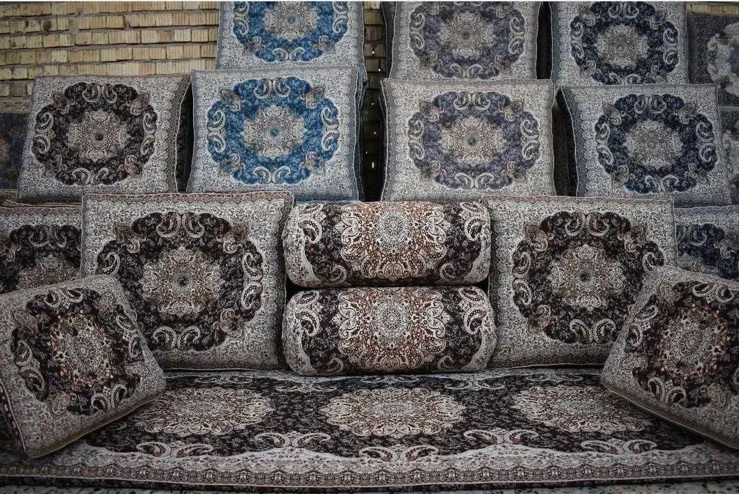 سرویس پشتی ترمه مدل بته جغه سنتی|پشتی|مشهد, وکیل‌آباد|دیوار