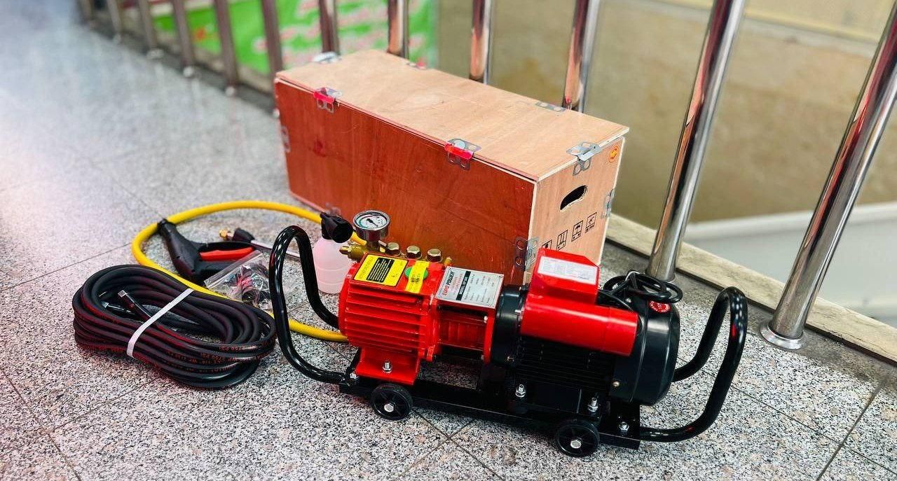 کارواش صنعتی ایروپاور۲۰۰بار گوبلینگی پیستونی روغنی|ماشین‌آلات صنعتی|مشکین‌دشت, |دیوار