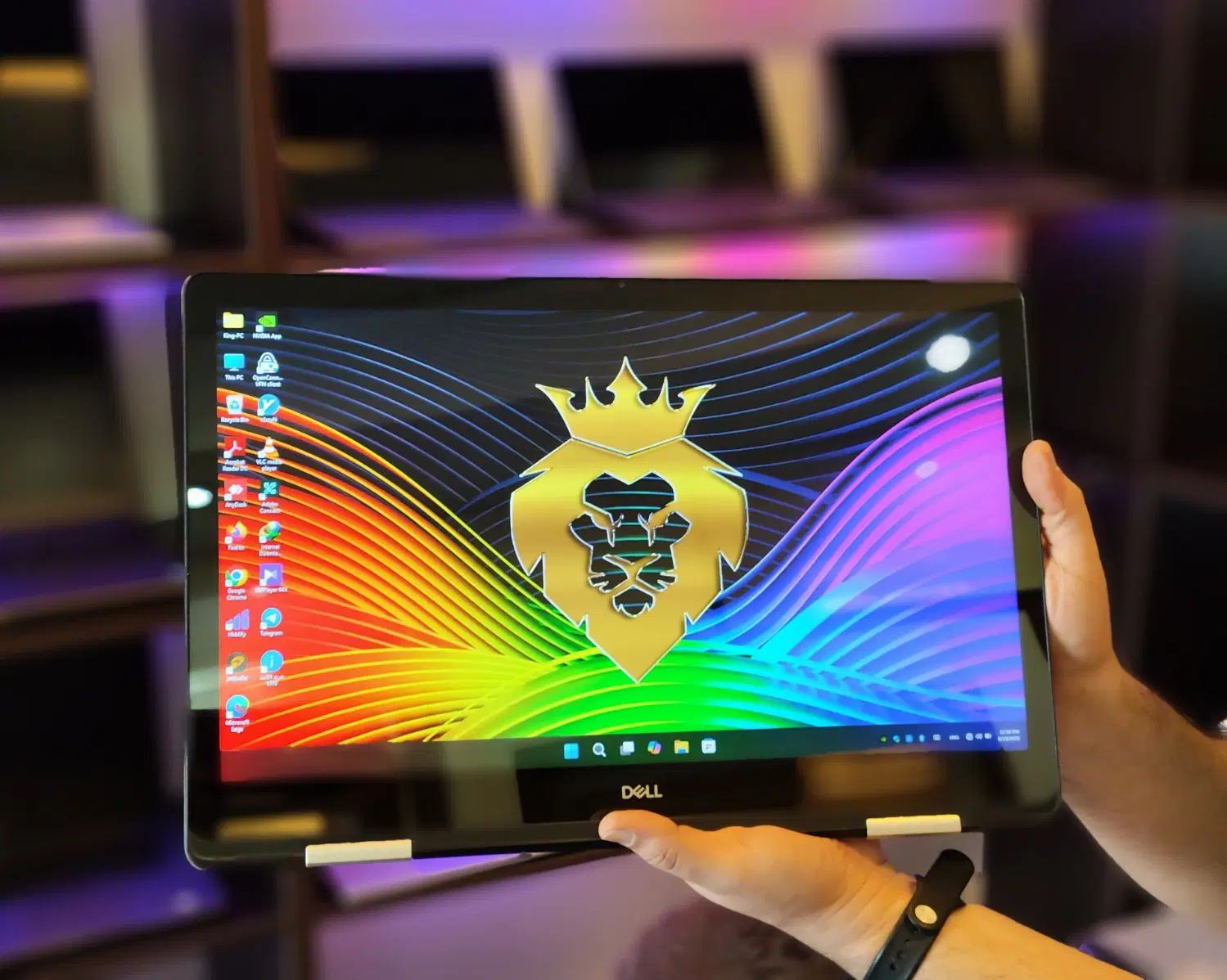 تبلت‌شو 17 اینچ i7 نسل 8 رم 16 دوگرافیکه لوکس Dell|رایانه همراه|تهران, میدان ولیعصر|دیوار