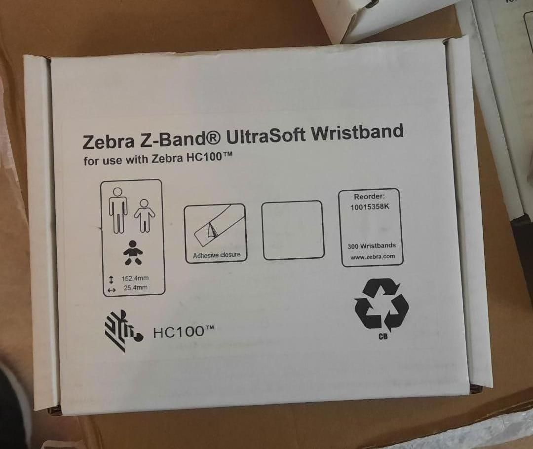دستبند زبرا بیمارستانی مچ بند بیمار ZEBRA اصلی|آرایشی، بهداشتی، درمانی|تهران, فلسطین (میدان انقلاب)|دیوار