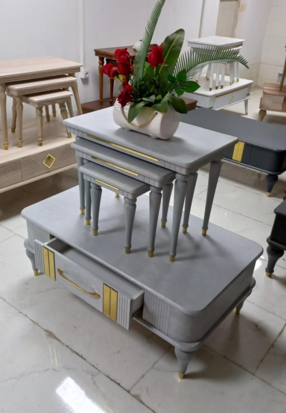 میز جلو مبلی و عسلی مدل کارلو|مبلمان خانگی و میز عسلی|تهران, شهرک ولیعصر جنوبی|دیوار