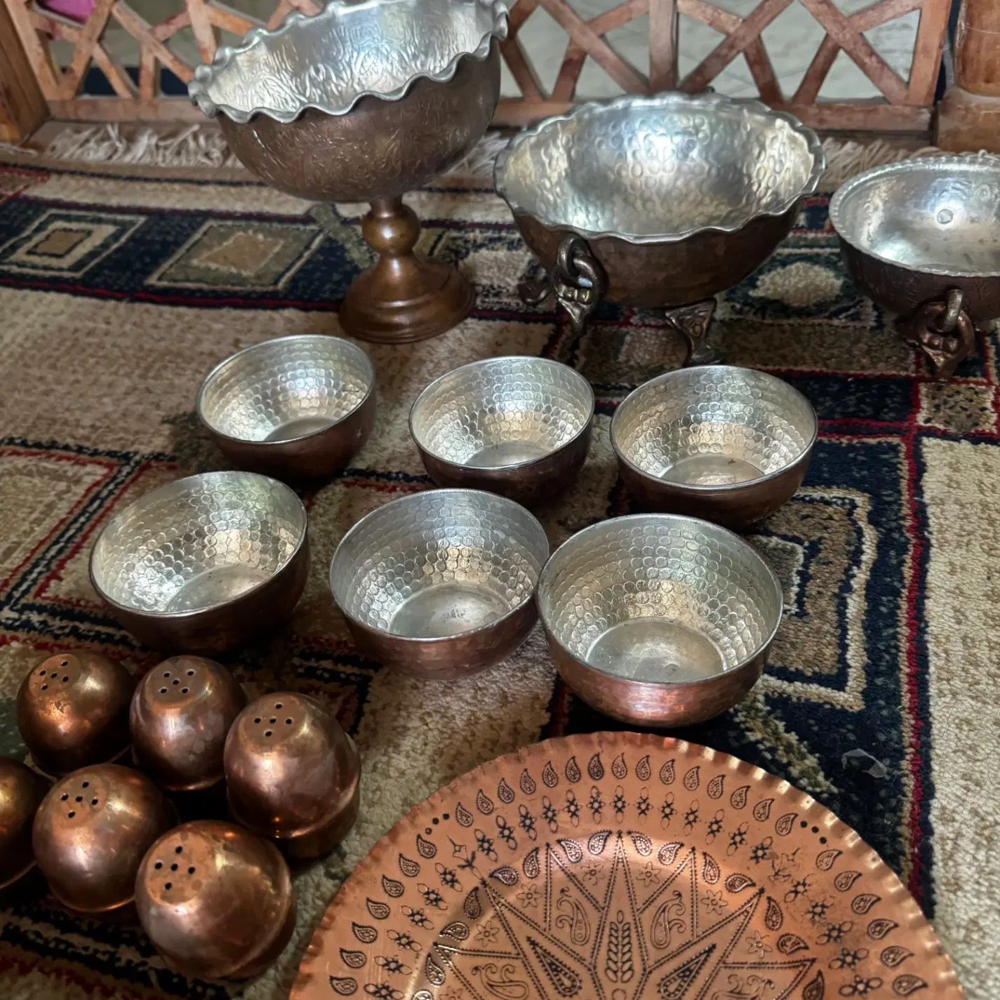 ظروف مسی در حدنو|ظروف سرو و پذیرایی|تهران, فرزانه|دیوار