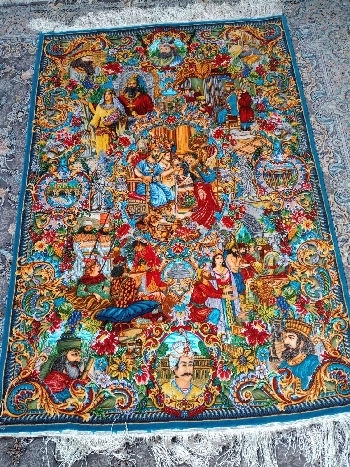 تابلو فرش سلاطین|تابلو فرش|کرمانشاه, |دیوار