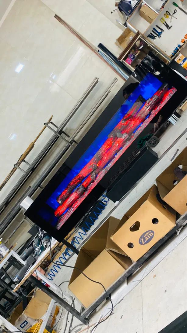 شومینه برقی برای زیرتلوزیون مدل es243|بخاری، هیتر، شومینه|گنبد کاووس, |دیوار