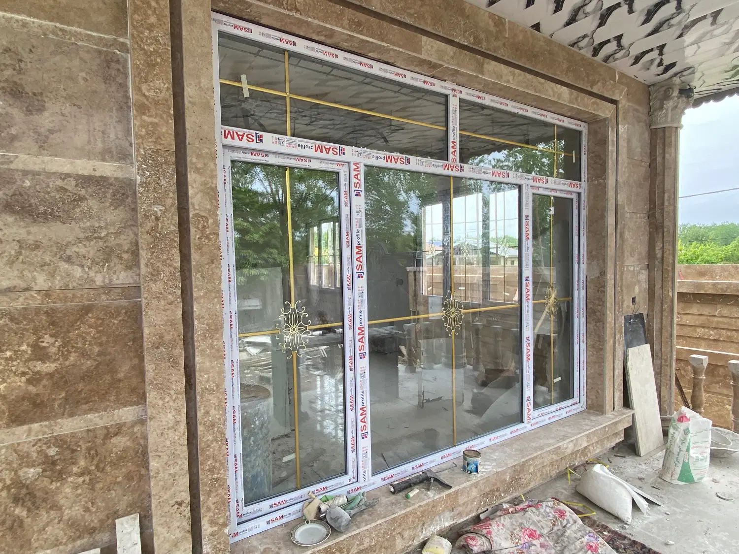 تولید درب پنجره دوجداره upvc|خدمات پیشه و مهارت|رشت, پیرکلاچای|دیوار