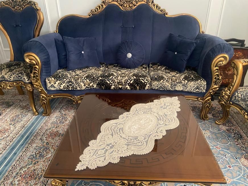مبلمان استیل ۹نفره|مبلمان خانگی و میز عسلی|تهران, امین حضور|دیوار