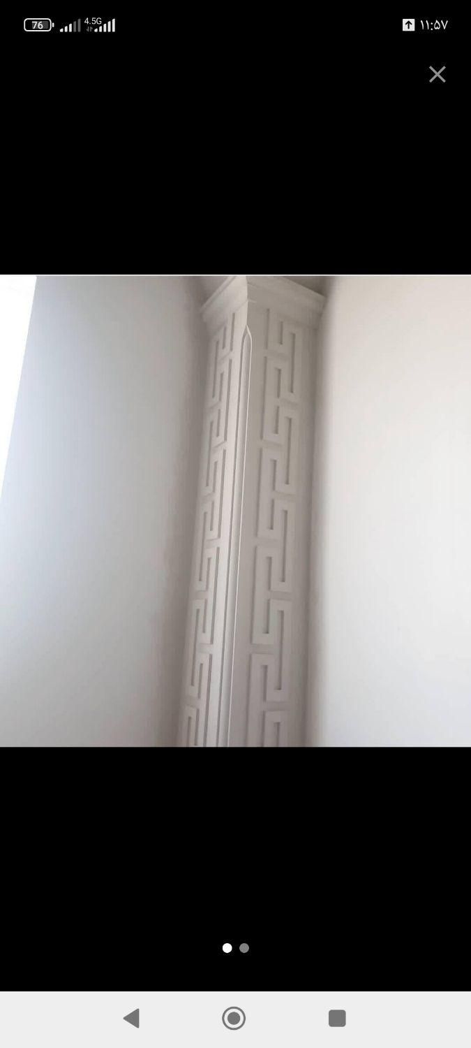 گچ گچکار گچکاری سفیدکاری مناسب|خدمات پیشه و مهارت|امیدیه, |دیوار