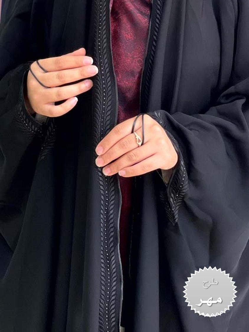 چادر مشکی عربی دانشجویی خبرنگاری ایرانی کد GOo17|لباس|گنبد کاووس, |دیوار