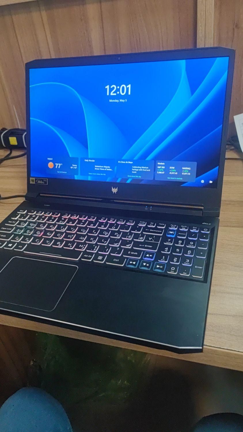 لپ تاپ گیمینگ acer i7 11800h rtx 3060 ram 40gig|رایانه همراه|تهران, وردآورد|دیوار