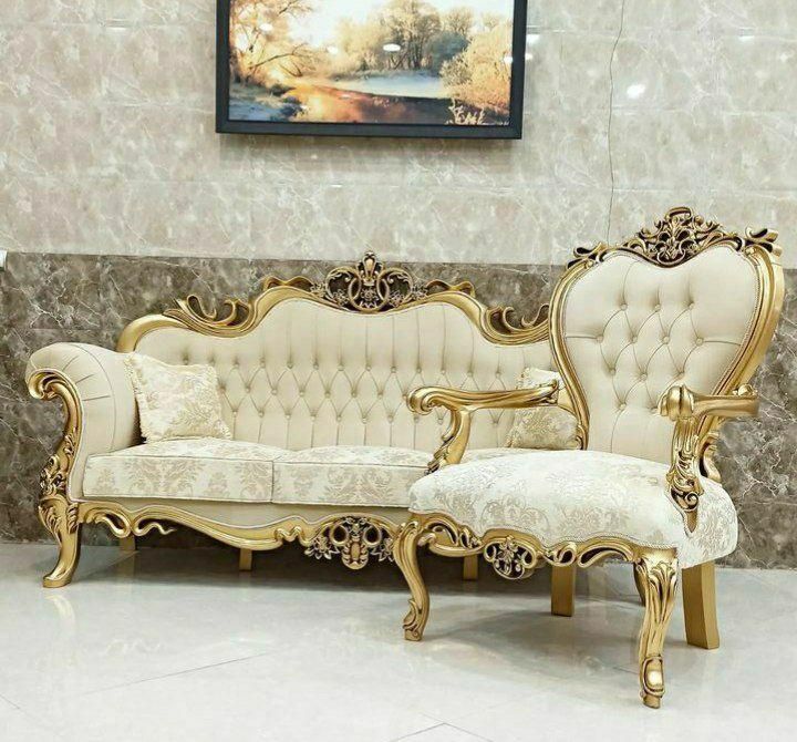 مبل۷نفره مدل افسون+۳تیکه میزوعسلی چوبی|مبلمان خانگی و میز عسلی|ملایر, |دیوار