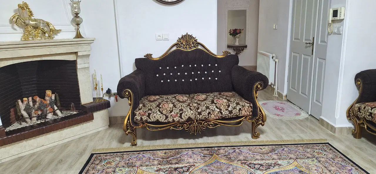 مبلمان نه نفره سالمو تمیز|مبلمان خانگی و میز عسلی|رشت, پل تالشان|دیوار