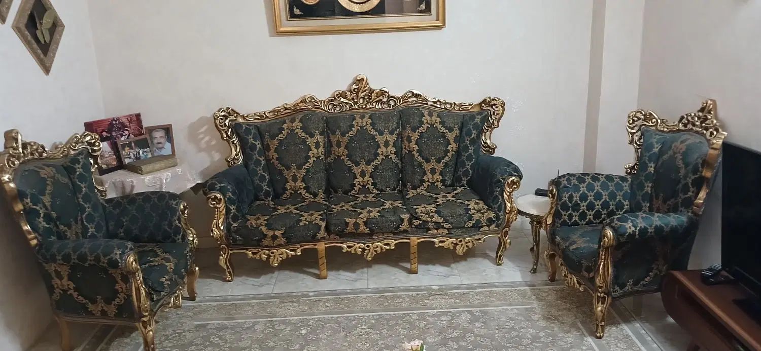 مبل سلطنتی|مبلمان خانگی و میز عسلی|تهران, شهرک ولیعصر شمالی|دیوار