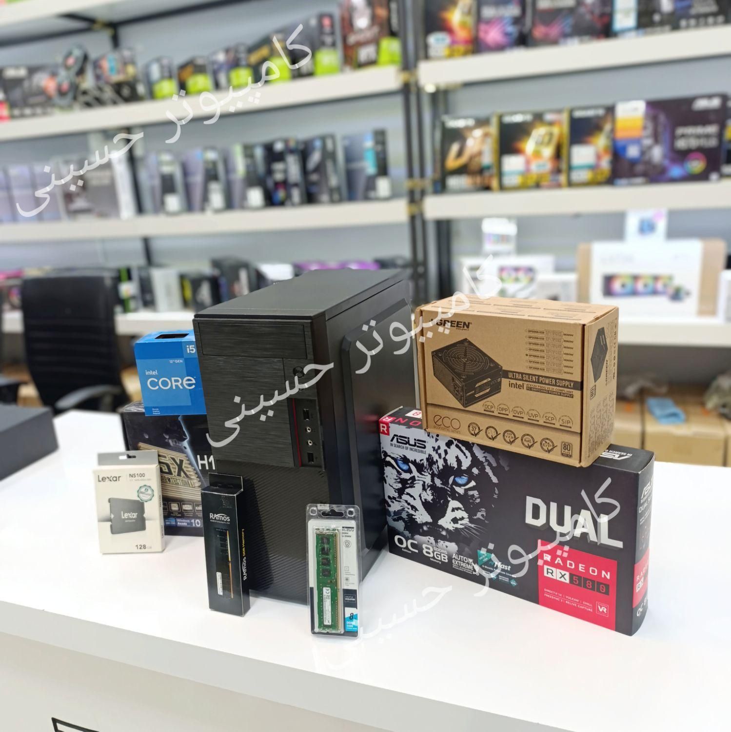 کیس و کامپیوتر گیمینگ نسل۶ رم 16gb DDR4 گرافیک 8gb|رایانه رومیزی|مشهد, حجت|دیوار