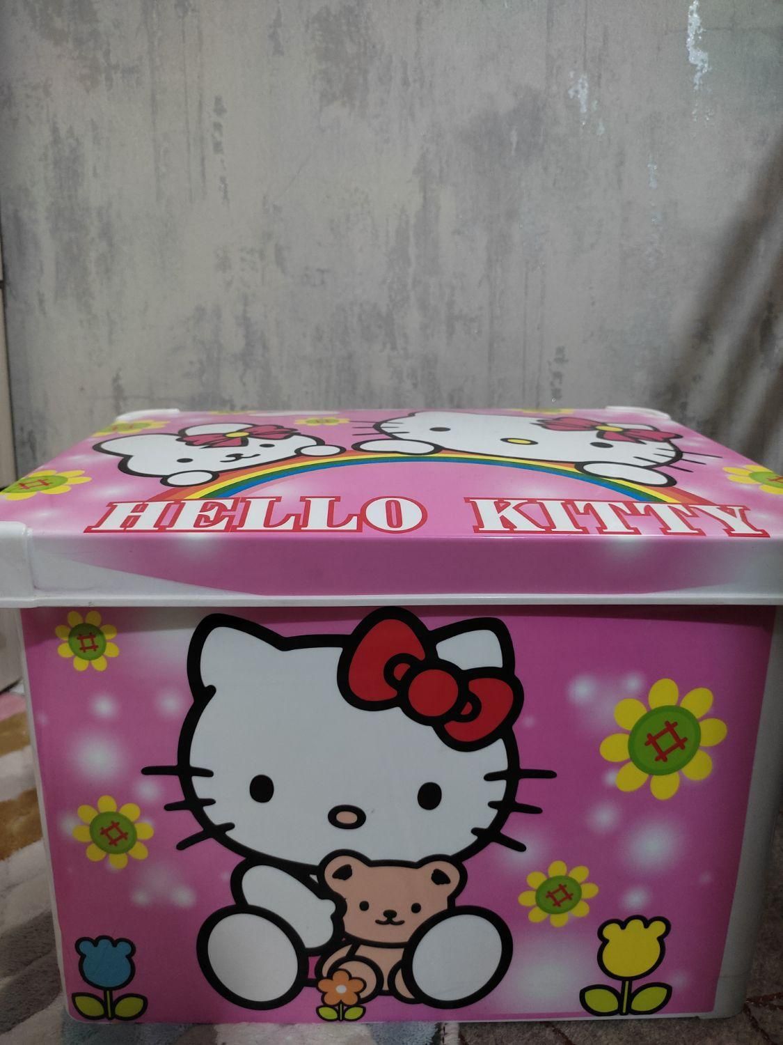 ست جعبه و سطل آشغالی kitty|اسباب و اثاث بچه|خرم‌آباد, |دیوار