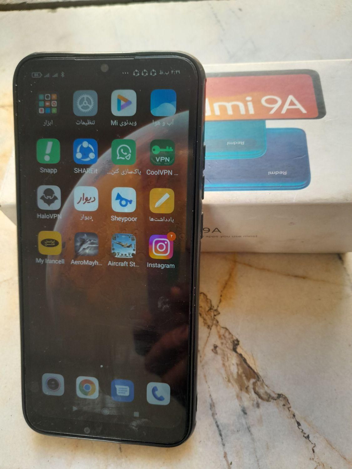 شیائومی Redmi 9A با حافظهٔ ۶۴ گیگابایت|موبایل|تهران, مشیریه|دیوار