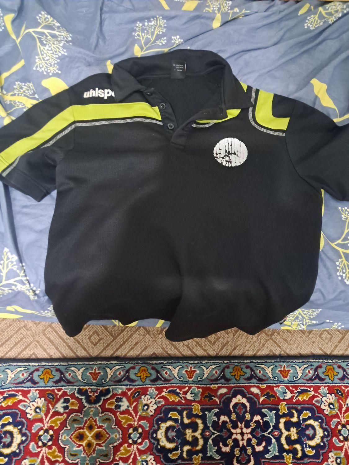 پیراهن آمریکایی آل اسپورت بازیکن تیم ذوب آهن. مشکی|لباس|کاشان, دروازه فین|دیوار