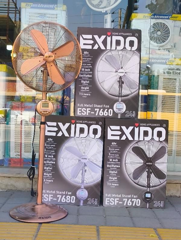 پنکه ایستاده تمام فلز اگزیدو EXIDO|پنکه و تصفیه‌کنندهٔ هوا|مشهد, شهرک رازی (شهرک غرب)|دیوار