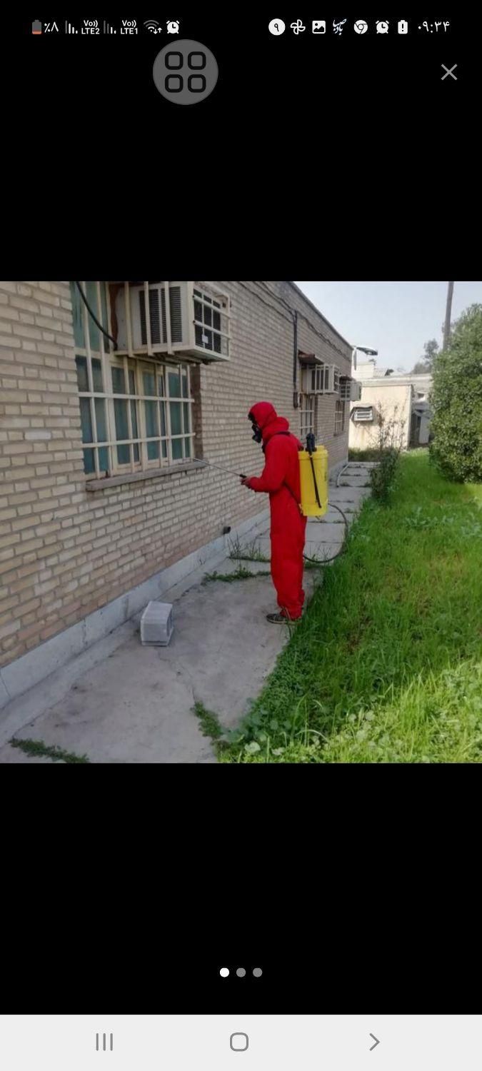 سمپاشی کل اهواز موریانه ساس موش سوسک عقرب سم پاشی|خدمات نظافت|اهواز, گلستان|دیوار