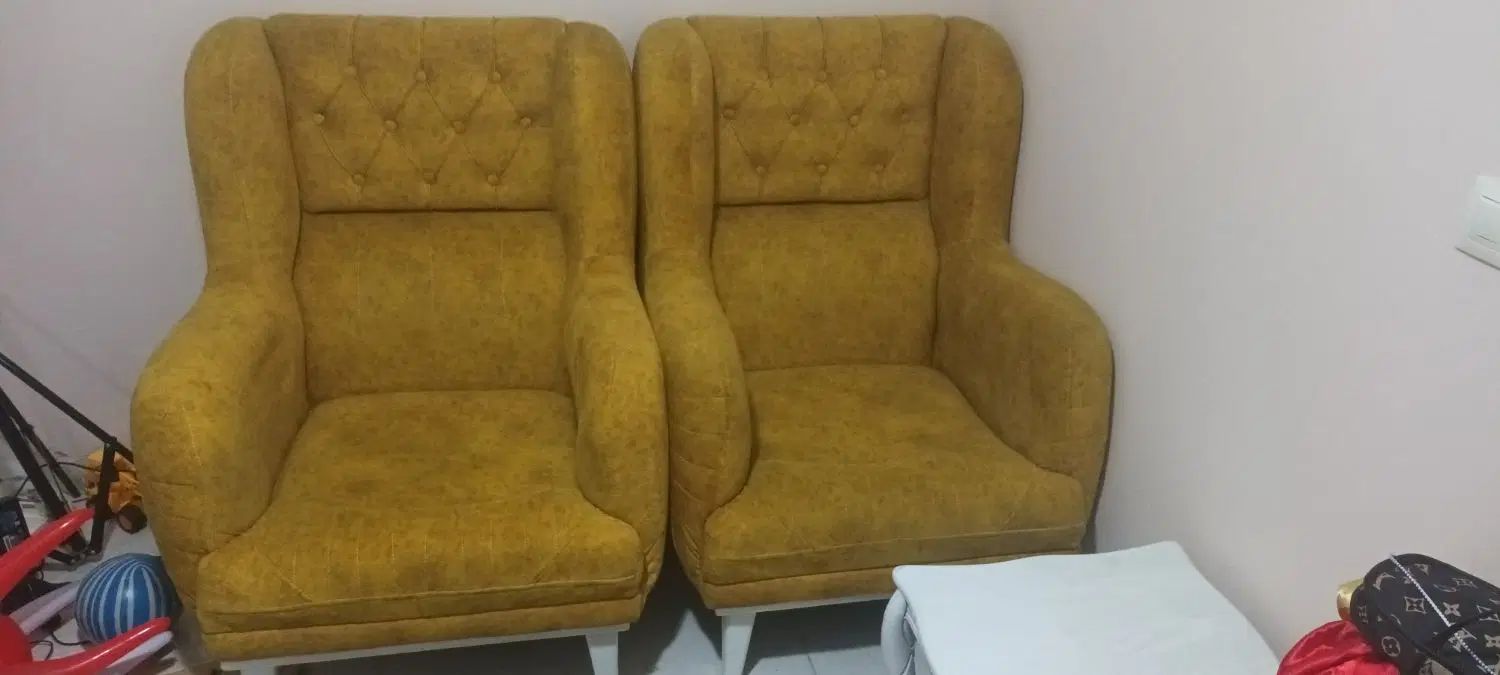 مبل راحتی ۵ نفره جنس خوب|مبلمان خانگی و میز عسلی|کرج, محمود آباد|دیوار