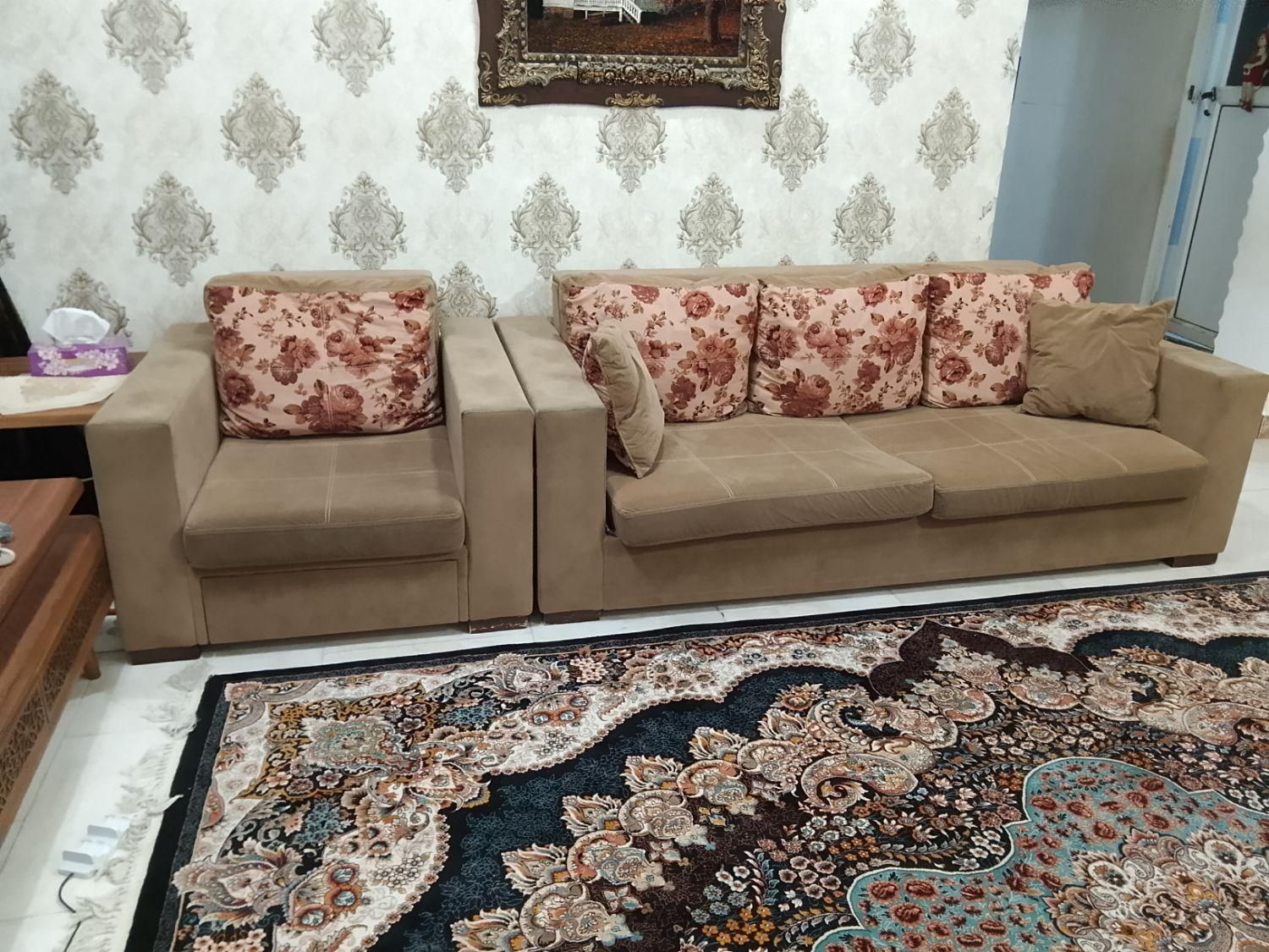 مبل ۷ نفره|مبلمان خانگی و میز عسلی|سنگر, |دیوار
