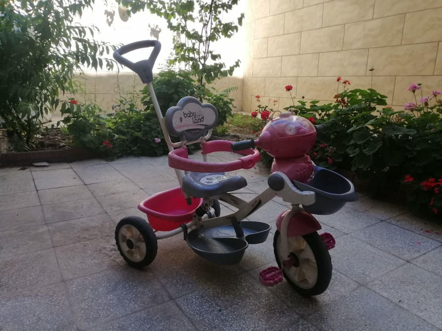 سه چرخه بیبی لند صحیح و سالم|دوچرخه، اسکیت، اسکوتر|گرگان, |دیوار