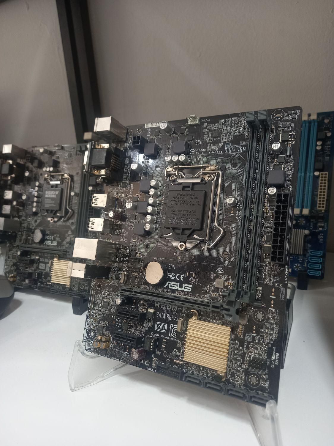 مادربرد ASUS H110M-K DDR4 نسل ۶ و۷ زیر قیمت|قطعات و لوازم جانبی رایانه|بجنورد, |دیوار