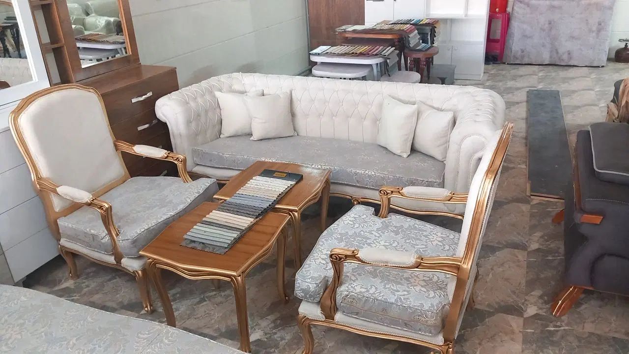 مبلمان کلاسیک *کوئین فرانسوی*تولید کننده مبل|مبلمان خانگی و میز عسلی|قرچک, پویینک|دیوار