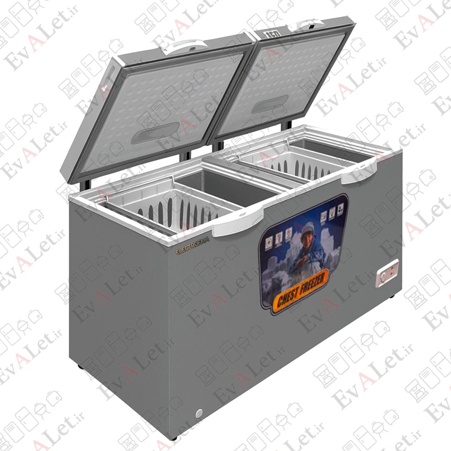 فریزر صندوقی 440 لیتری دو درب الکتروفام|یخچال و فریزر|تبریز, |دیوار