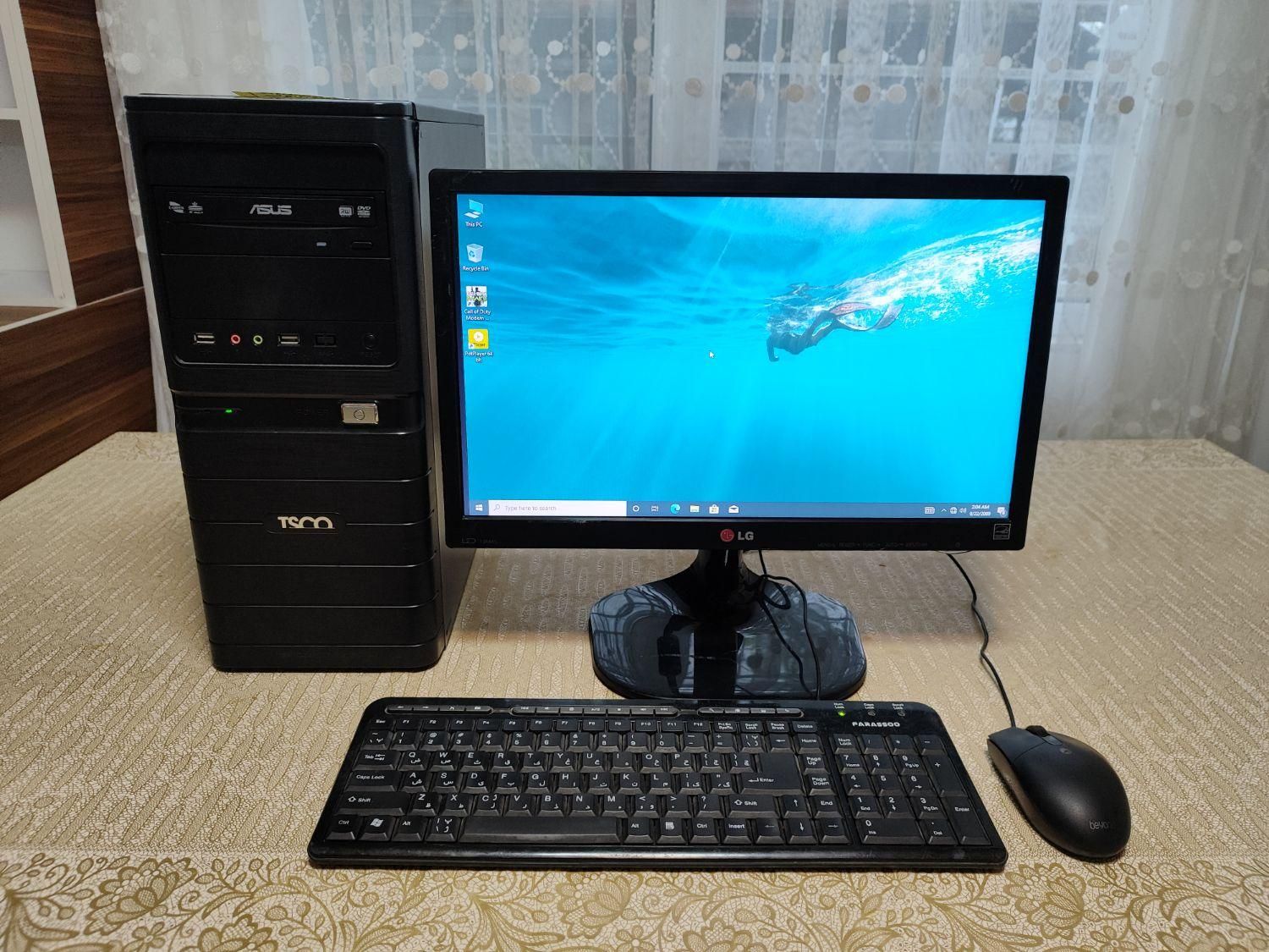 کامپیوتر i5 ddr4 رم ۱۶ هارد ۱ ترا و ssd گرافیک ۸|رایانه رومیزی|چالوس, |دیوار