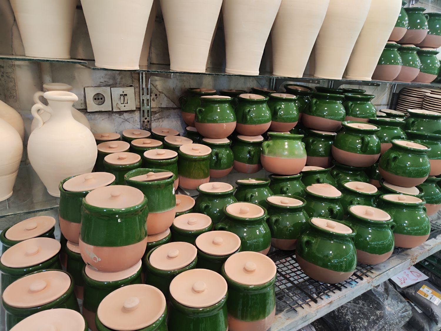 دیزی خوری سفالی سفال کوزه پتوس سانسوریا|ظروف پختوپز|قم, نیروگاه|دیوار