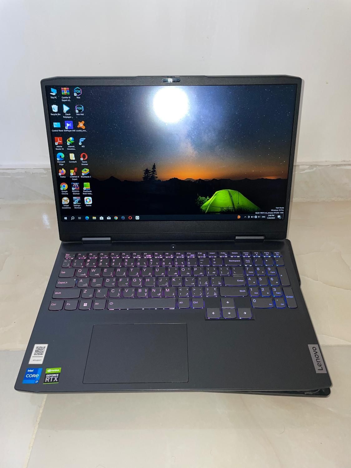 لپتاپ lenovo idea pad gaming|رایانه همراه|تبریز, |دیوار